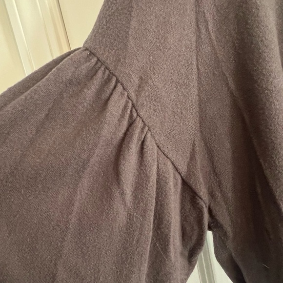 Madewell Charcoal Long Sleeve Top - Picture 3 of 4